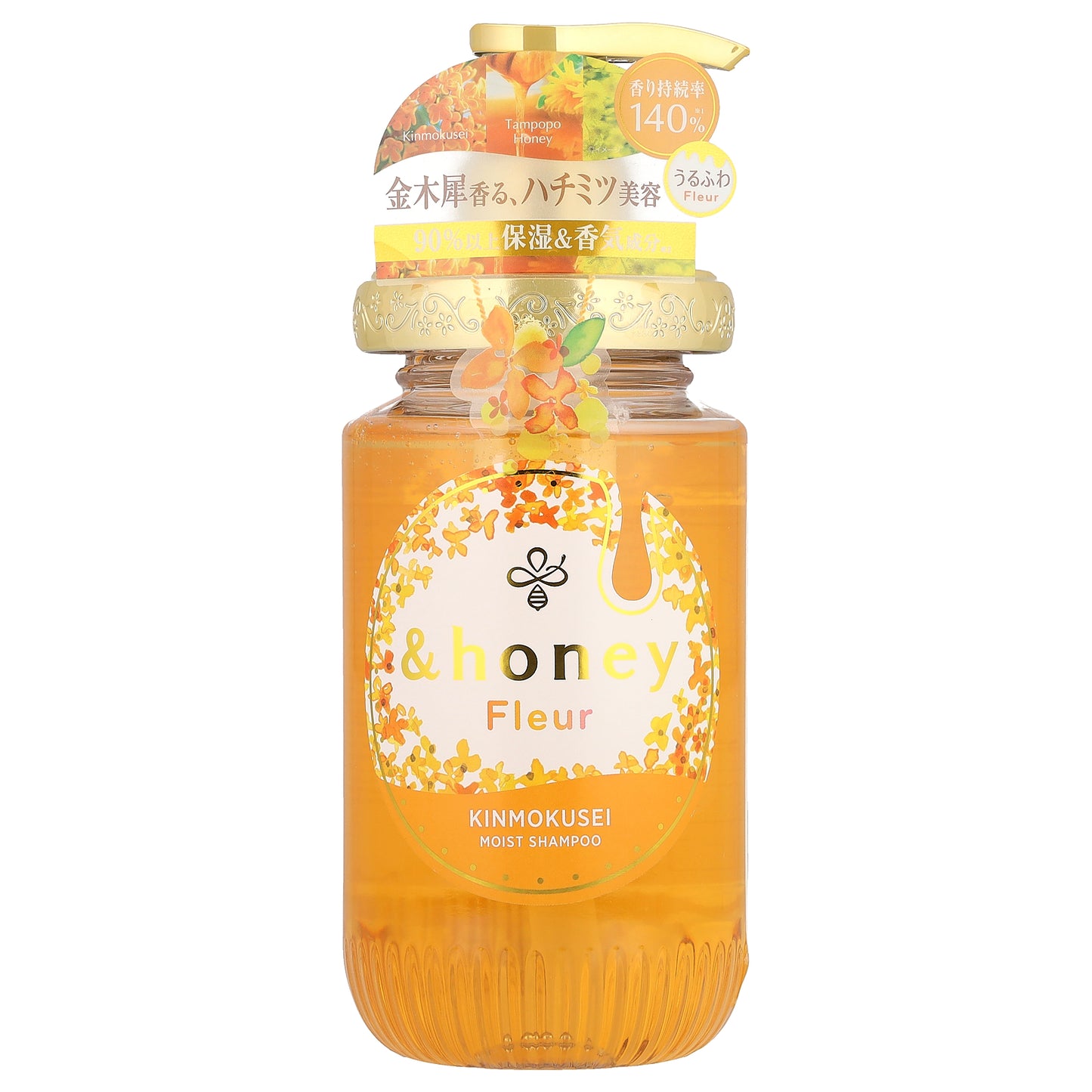 &honey, Fleur Moist Shampoo, Osmanthus Honey, 14.9 fl oz (440 ml)
