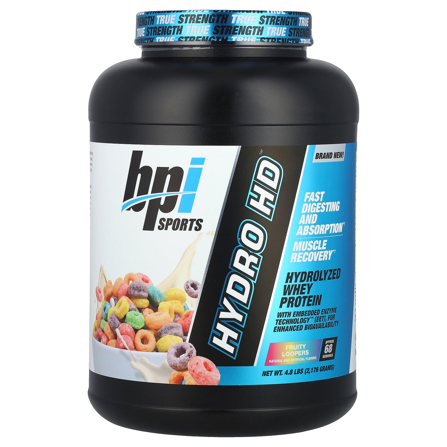 BPI Sports, Hydro HD™, Hydrolyzed Whey Protein, Fruity Loopers, 4.8 lbs (2,176 g)