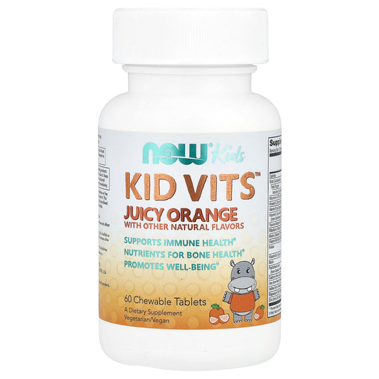 NOW Foods, Kids, Kid Vits™, Juicy Orange, 60 Chewable Tablets