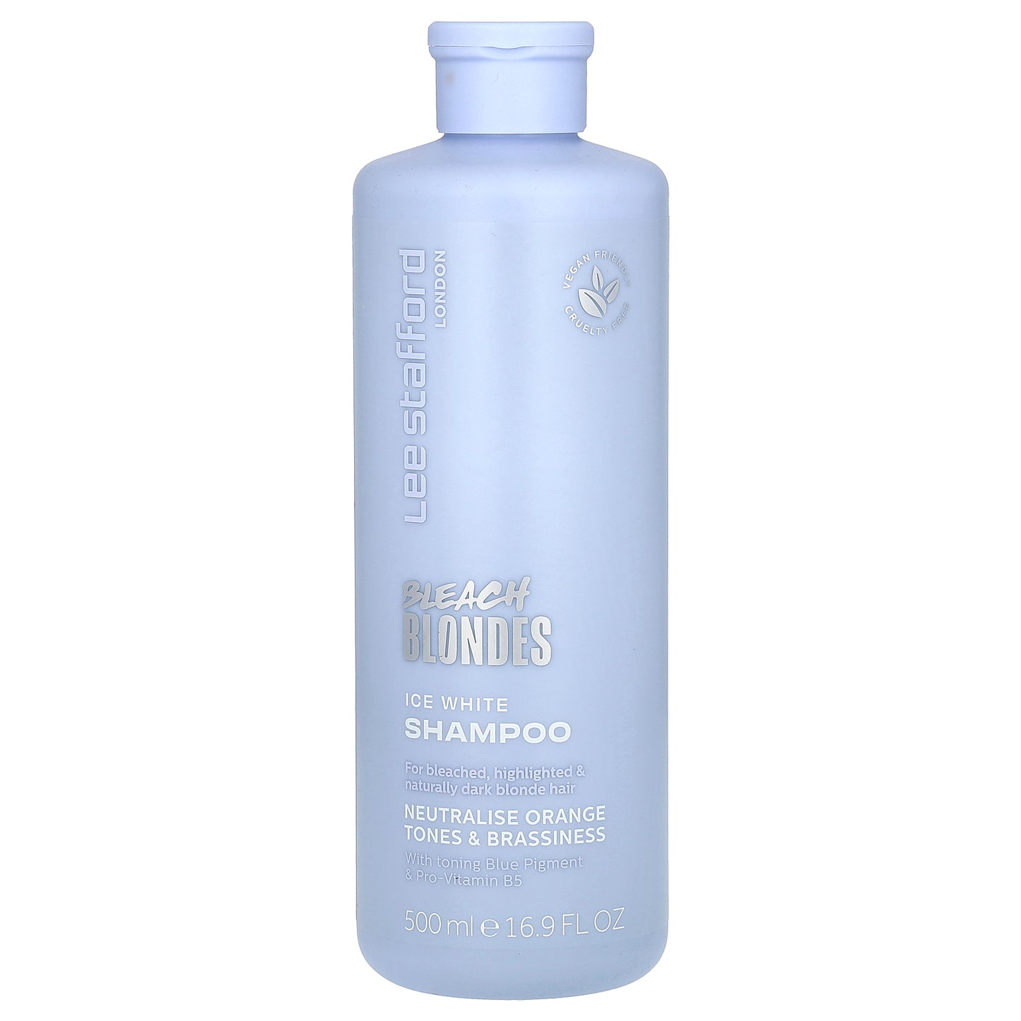 Lee Stafford, Bleach Blondes, Ice White Shampoo, For Bleached, Highlighted & Naturally Dark Blonde Hair, 16.9 fl oz (500 ml)