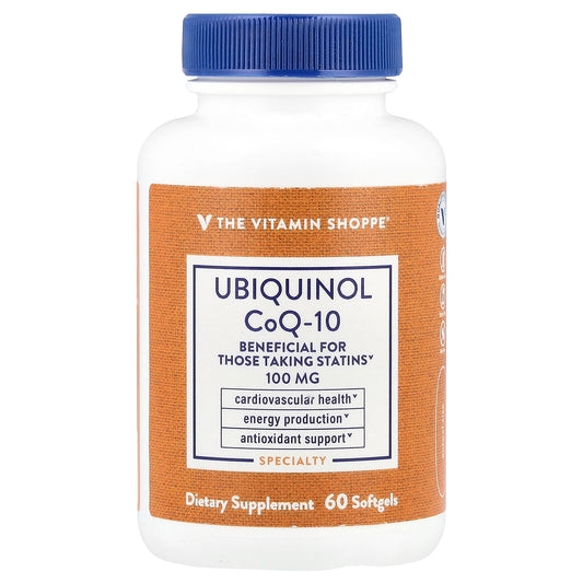 The Vitamin Shoppe, Ubiquinol CoQ-10, 60 Softgels