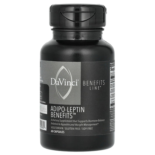 DaVinci Laboratories of Vermont, Benefits Line, Adipo-Leptin Benefits, 60 Capsules