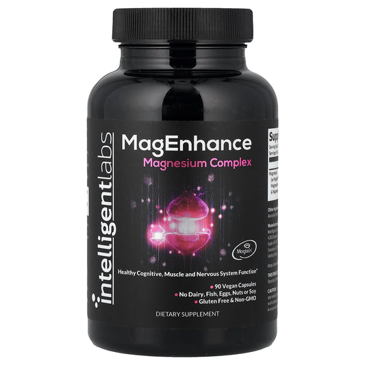 Intelligent Labs, MagEnhance, Magnesium Complex, 90 Vegan Capsules