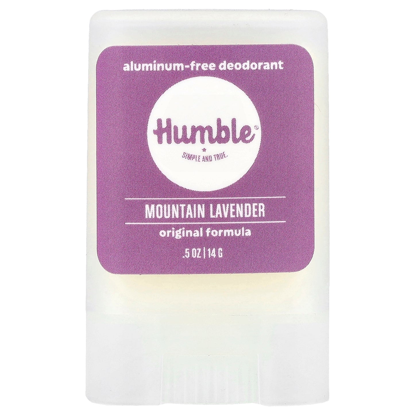 Humble Brands, Aluminum-Free Deodorant, Mountain Lavender, 0.5 oz (14 g)