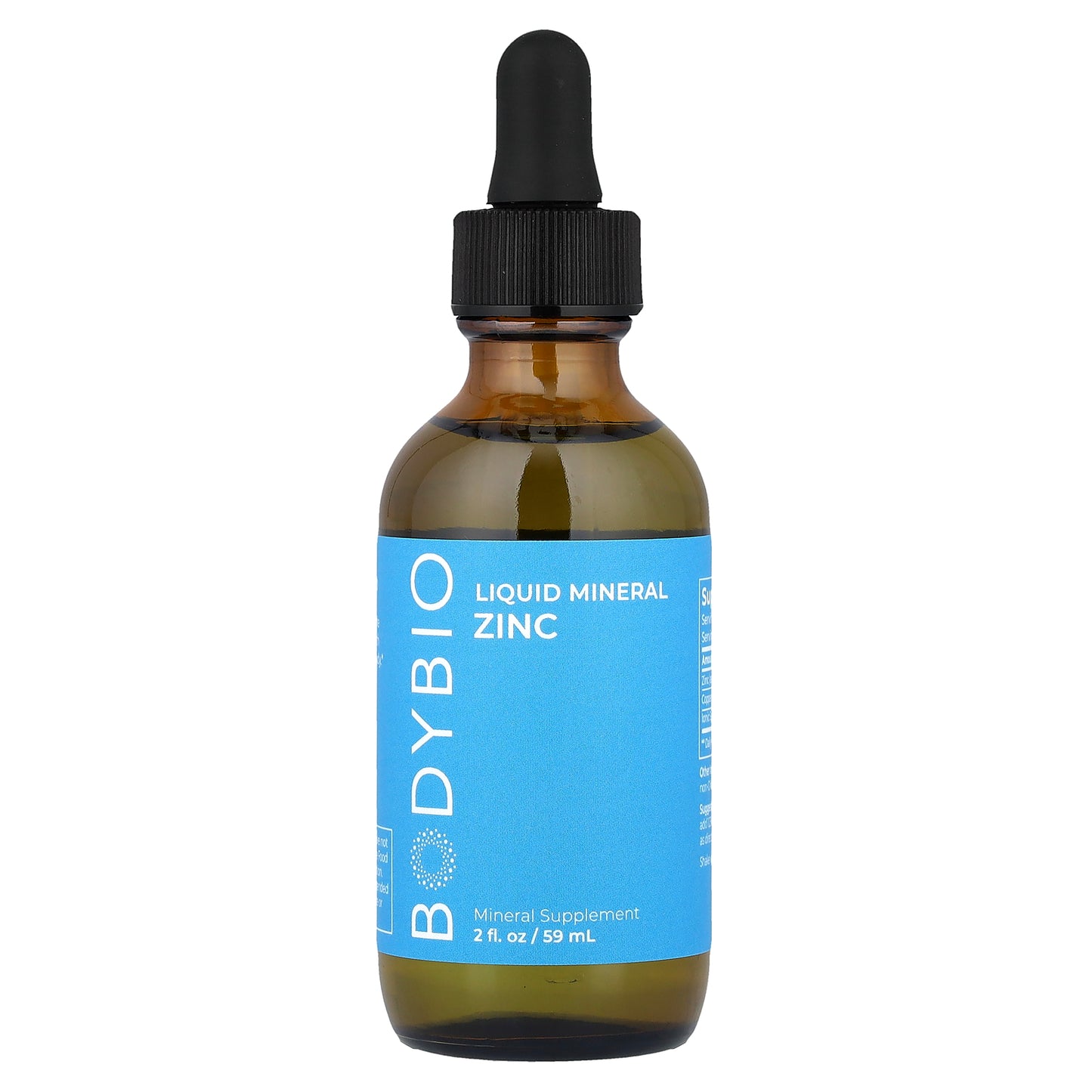 BodyBio, Liquid Mineral Zinc, 2 fl oz (59 ml)
