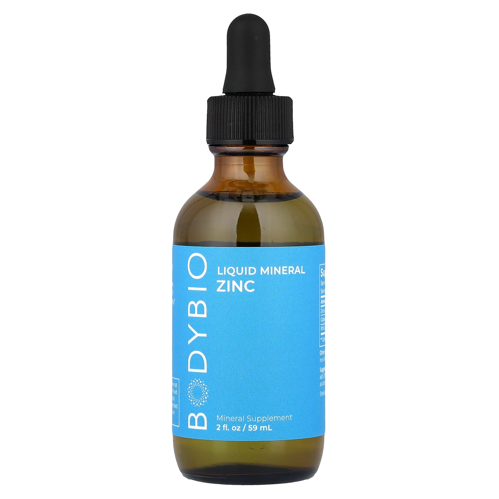 BodyBio, Liquid Mineral Zinc, 2 fl oz (59 ml)