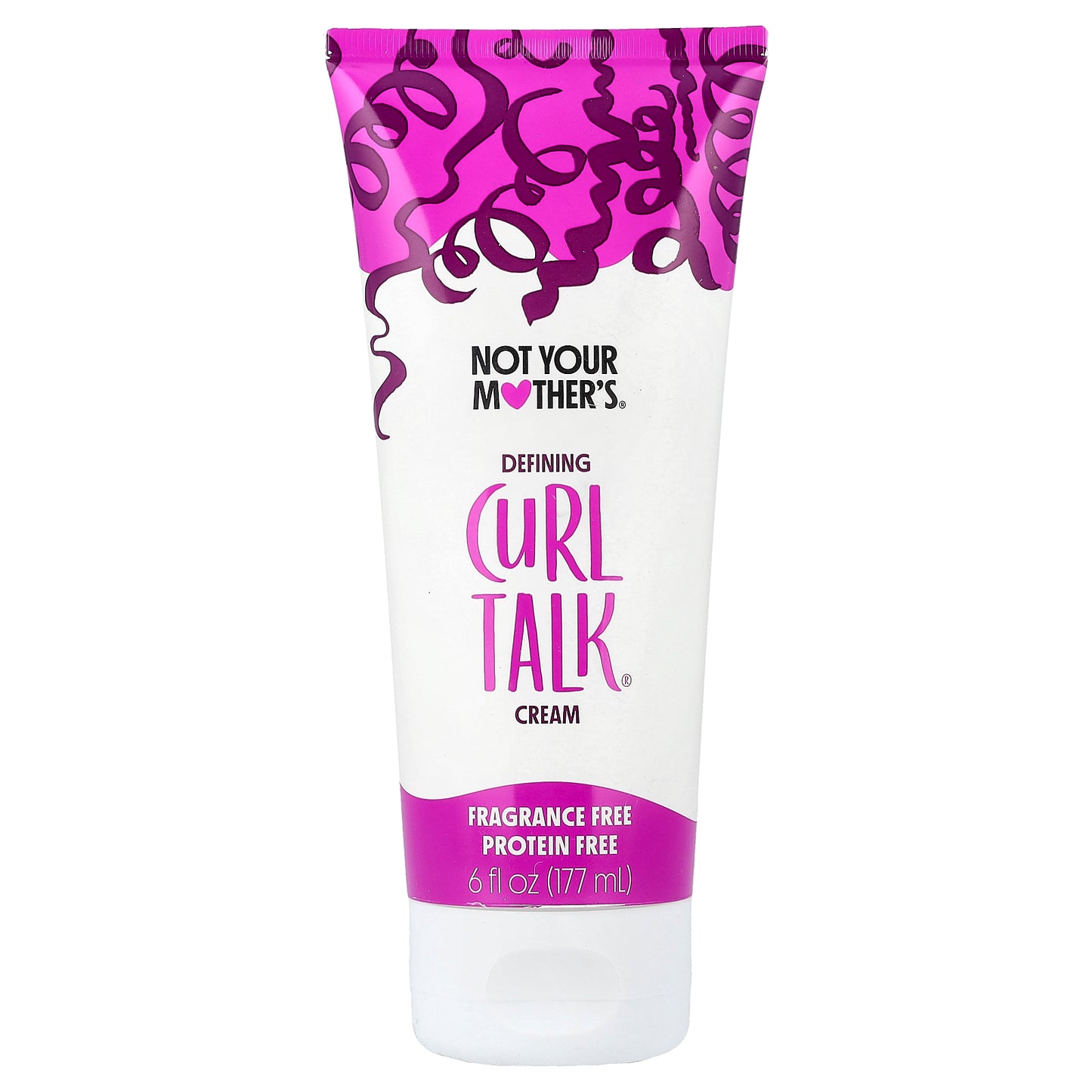 Not Your Mother's, Defining Curl Talk® Cream, Fragrance Free, 6 fl oz (177 ml)
