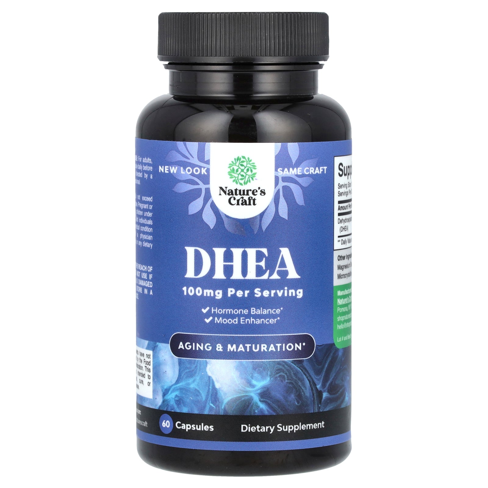 Nature's Craft, DHEA, 100 mg, 60 Capsules