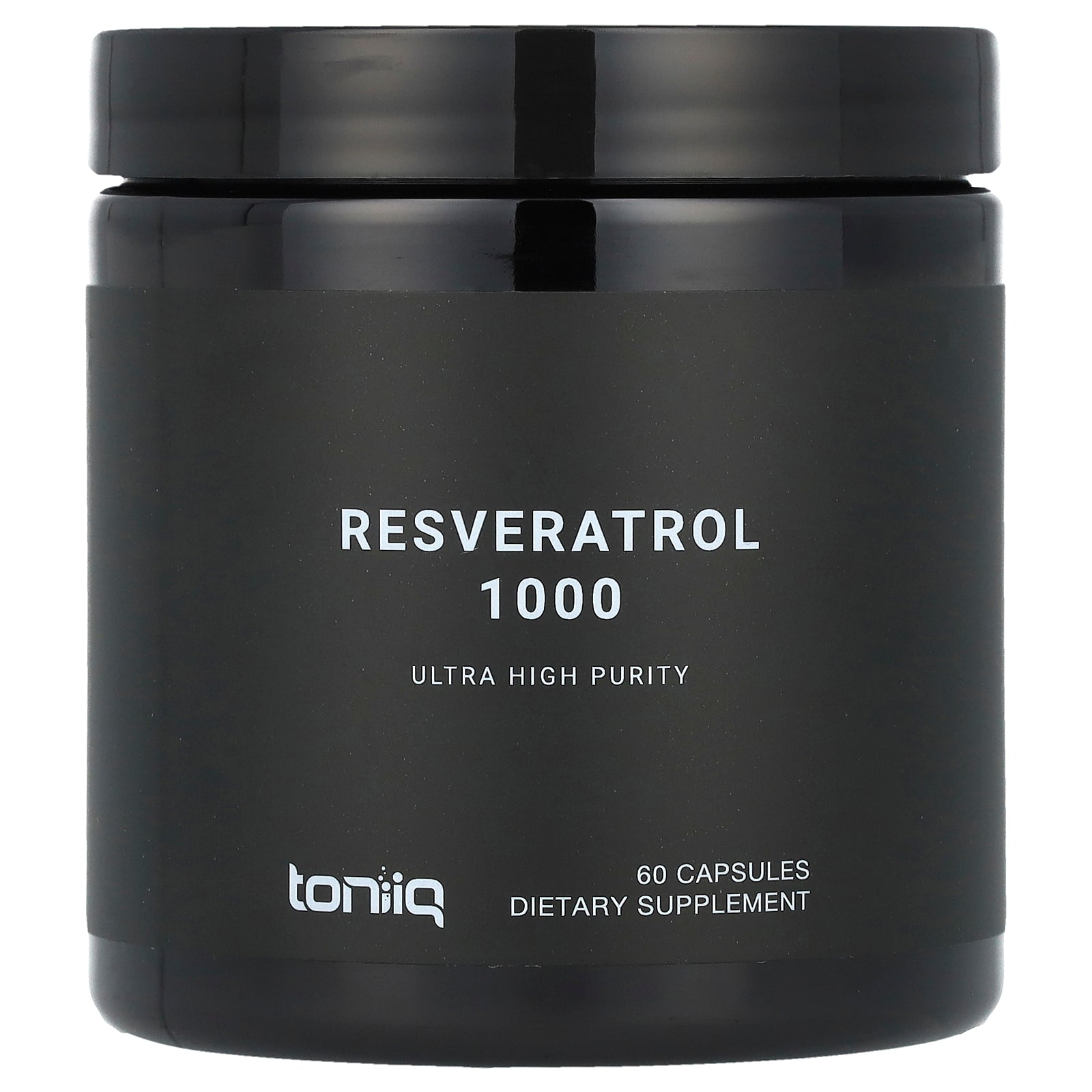 Toniiq, Resveratrol 1,000, 1,000 mg, 60 Capsules (500 mg Per Capsule)