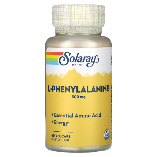 Solaray, L-Phenylalanine, 500 mg, 60 VegCaps