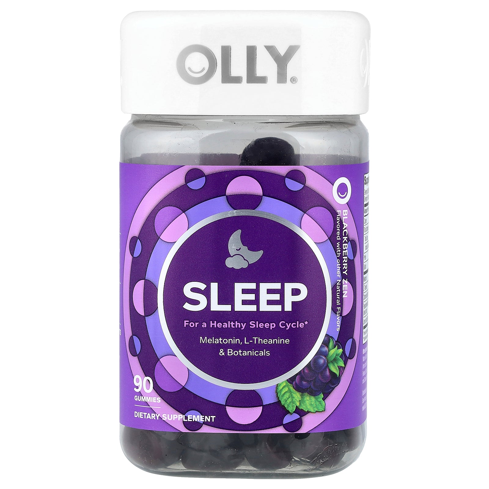 OLLY, Sleep Gummies, Blackberry Zen, 90 Gummies