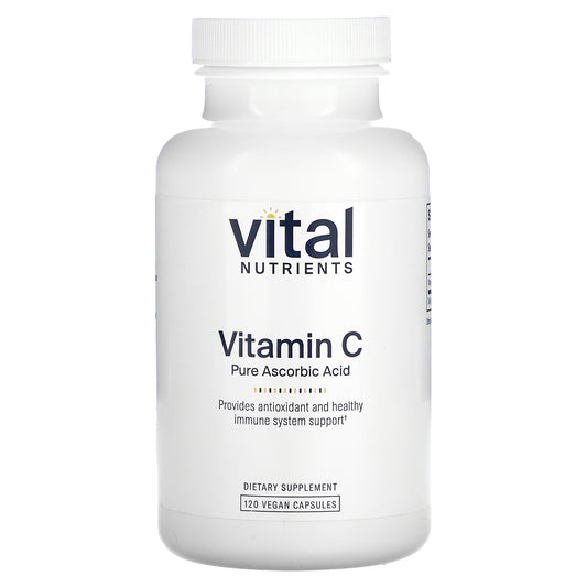 Vital Nutrients, Vitamin C, 2,000 mg, 120 Vegan Capsules (1,000 mg Per Capsule)