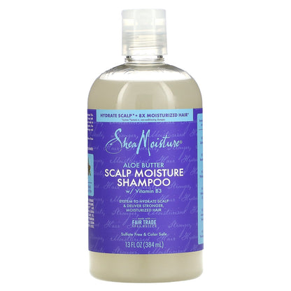 SheaMoisture, Scalp Moisture Shampoo, Aloe Butter, 13 fl oz (384 ml)