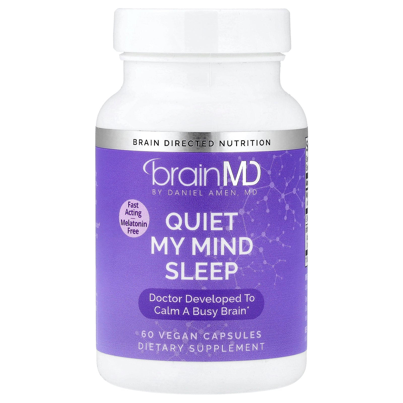 BrainMD, Quiet My Mind Sleep, 60 Vegan Capsules