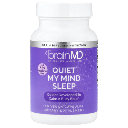 BrainMD, Quiet My Mind Sleep, 60 Vegan Capsules