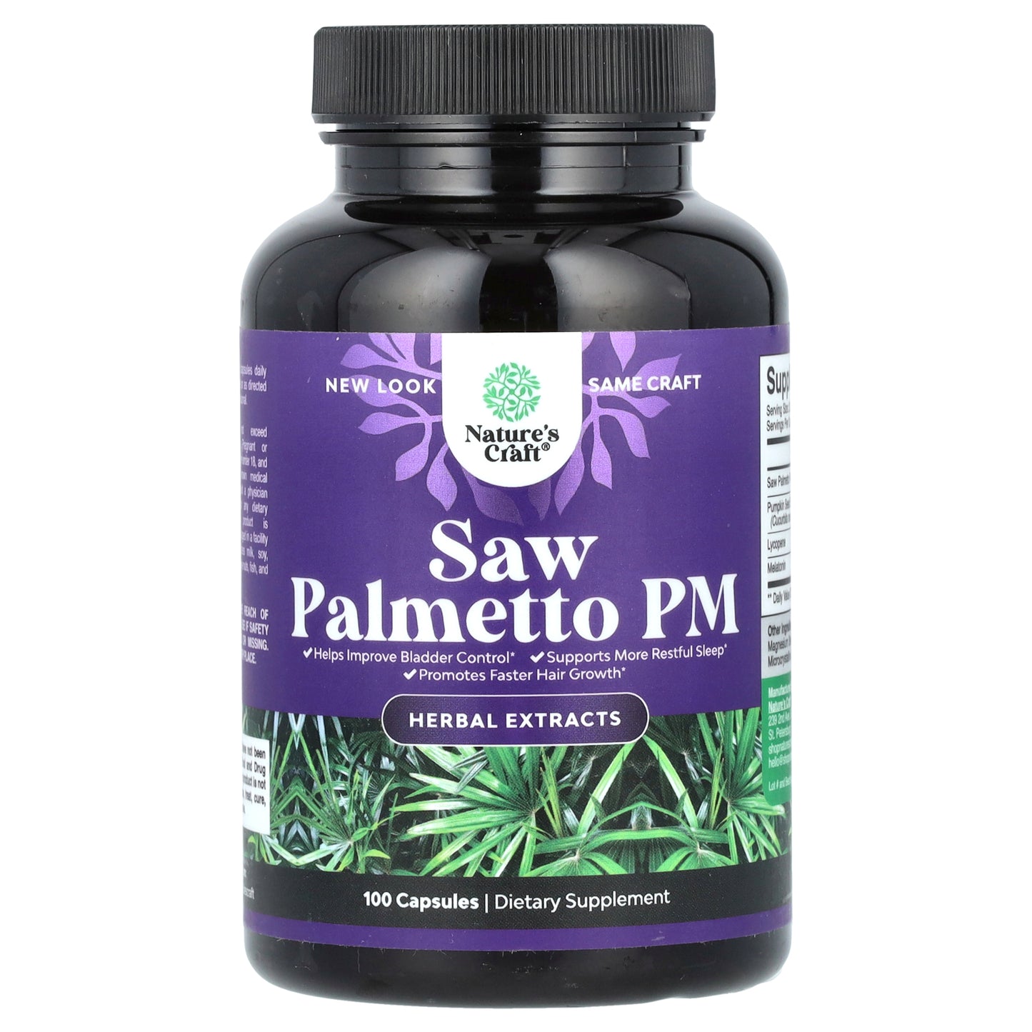 Nature's Craft, Saw Palmetto PM, 100 Capsules