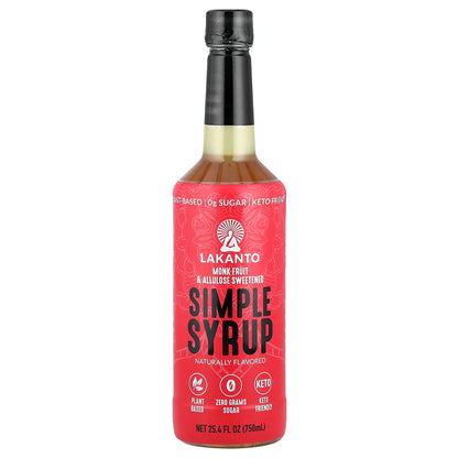 Lakanto, Simple Syrup, 25.4 fl oz (750 ml)