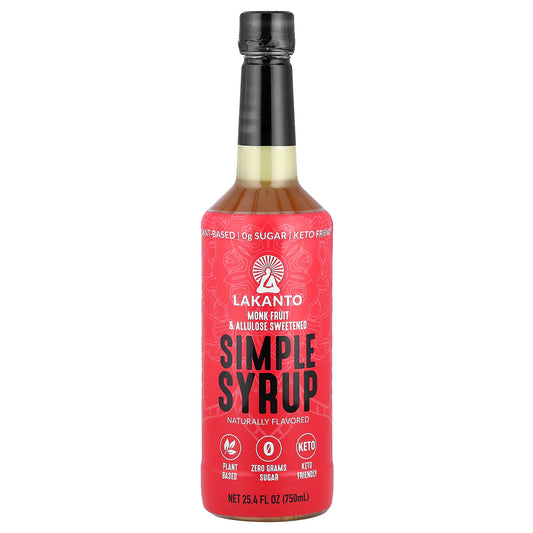 Lakanto, Simple Syrup, 25.4 fl oz (750 ml)