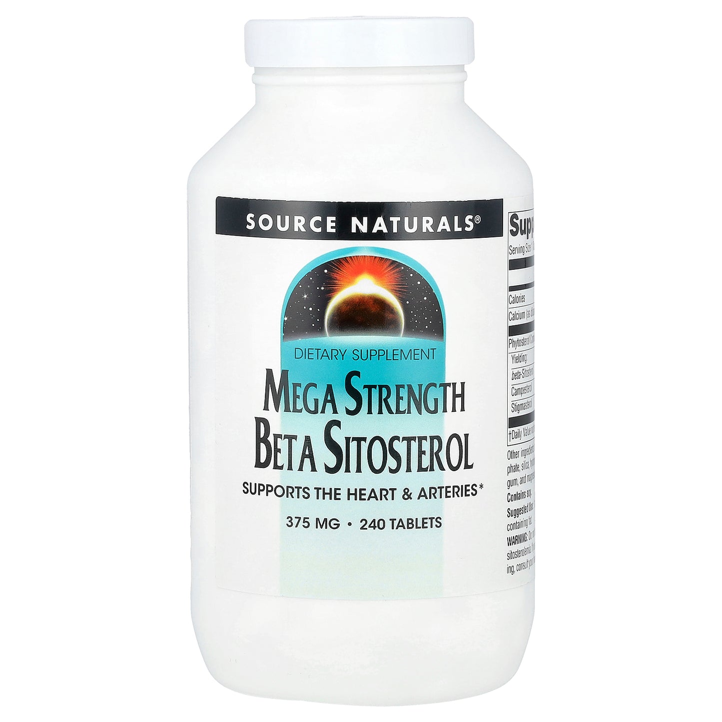Source Naturals, Mega Strength Beta Sitosterol, 240 Tablets