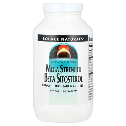 Source Naturals, Mega Strength Beta Sitosterol, 240 Tablets
