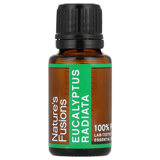 Nature's Fusions, 100% Pure Essential Oil, Eucalyptus Radiata , 15 ml