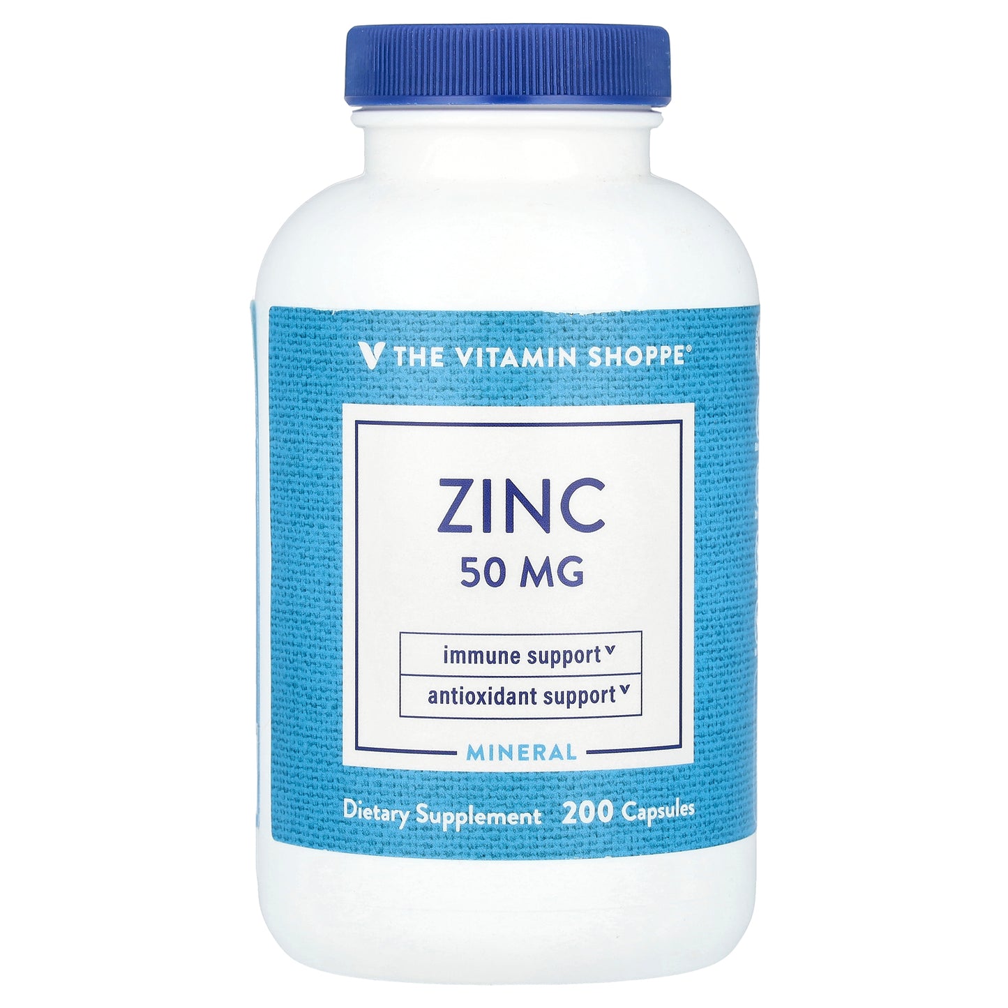 The Vitamin Shoppe, Zinc, 50 mg, 200 Capsules