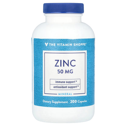 The Vitamin Shoppe, Zinc, 50 mg, 200 Capsules