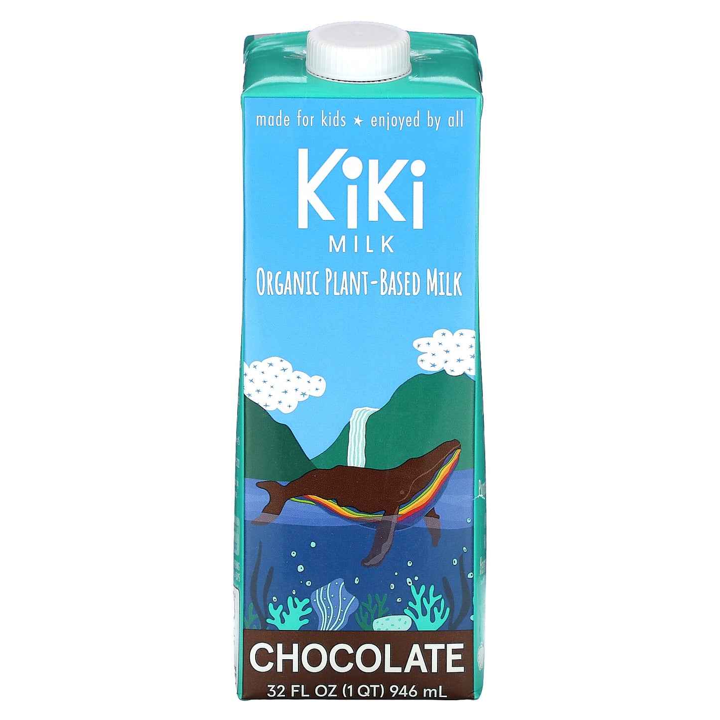 Kiki Milk, Organic Plant-Based Milk, Chocolate, 32 fl oz (946 ml)