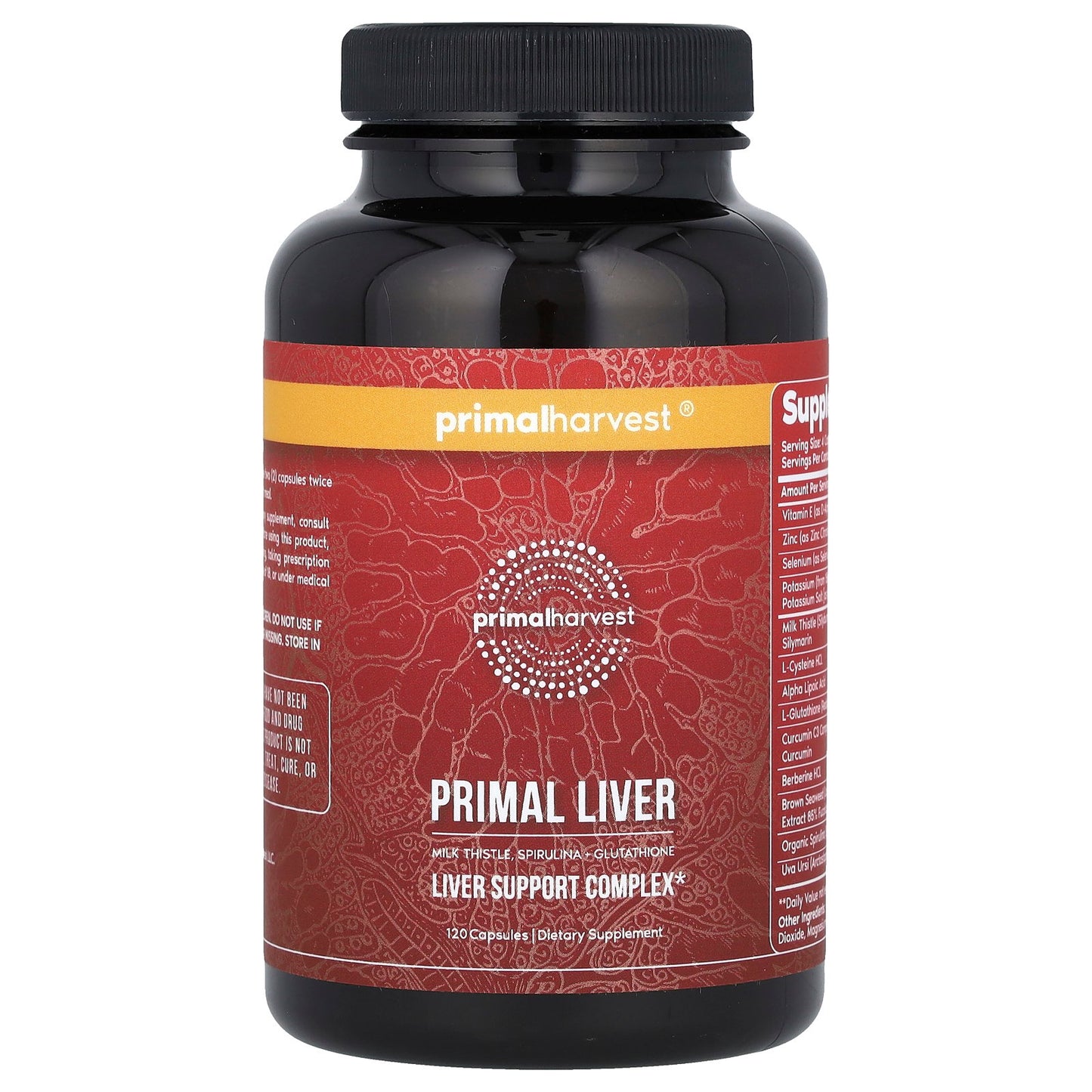 Primal Harvest, Primal Liver, 120 Capsules