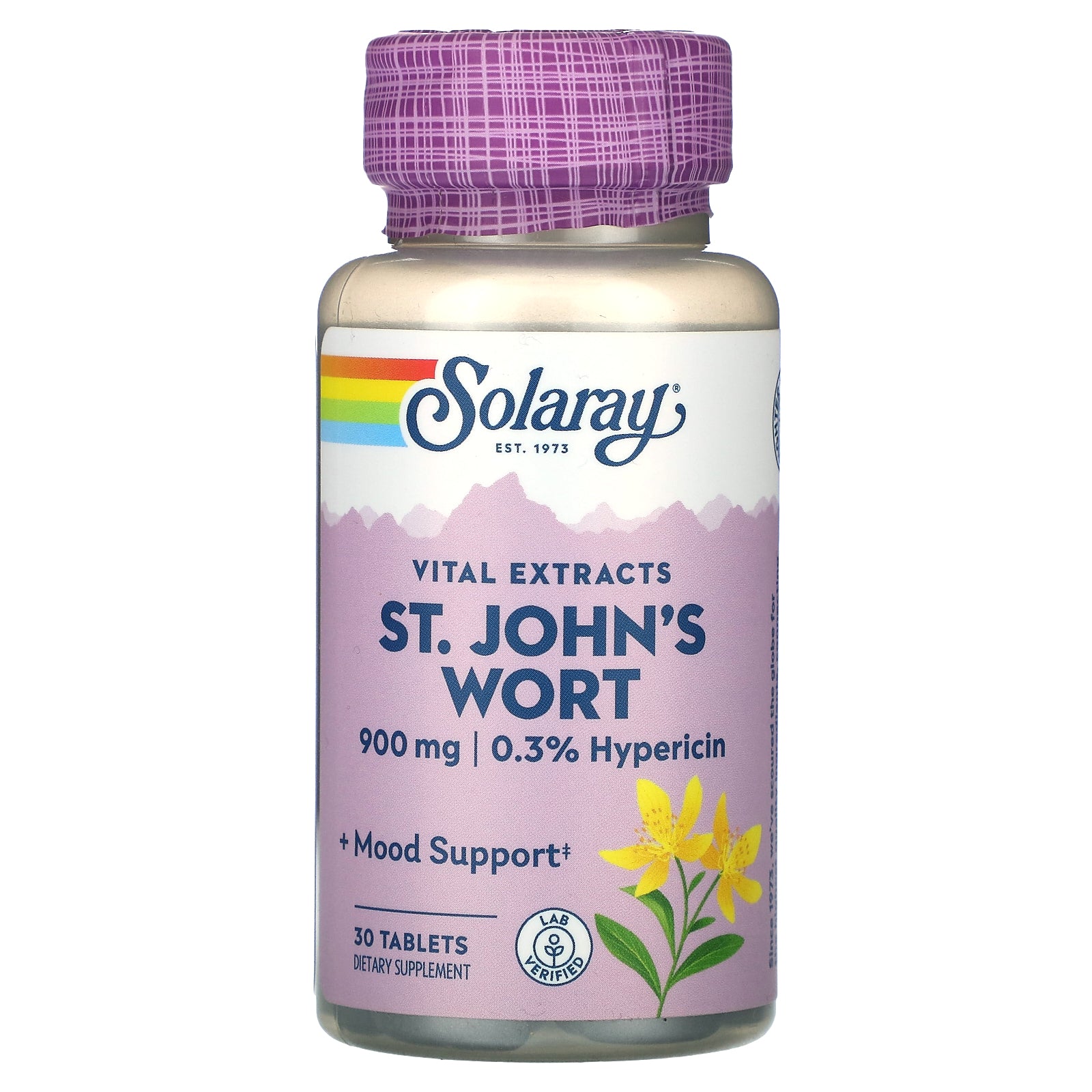 Solaray, Vital Extracts, St. John's Wort, 900 mg, 30 Tablets