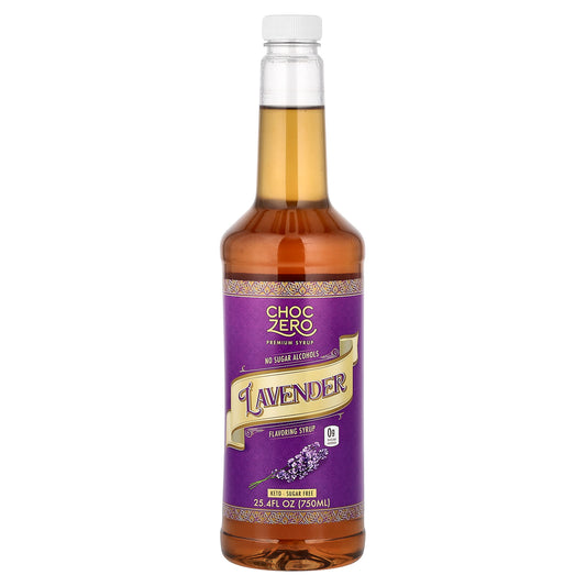 ChocZero, Premium Syrup, Lavender, Sugar Free, 25.4 fl oz (750 ml)