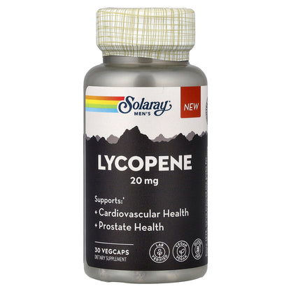 Solaray, Men's Lycopene, 20 mg, 30 VegCaps