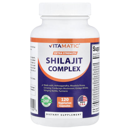 Vitamatic, Shilajit Complex, 120 Vegetarian Capsules