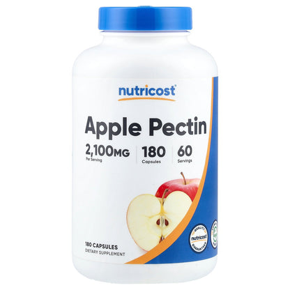 Nutricost, Apple Pectin, 180 Capsules (700 mg per Capsule)