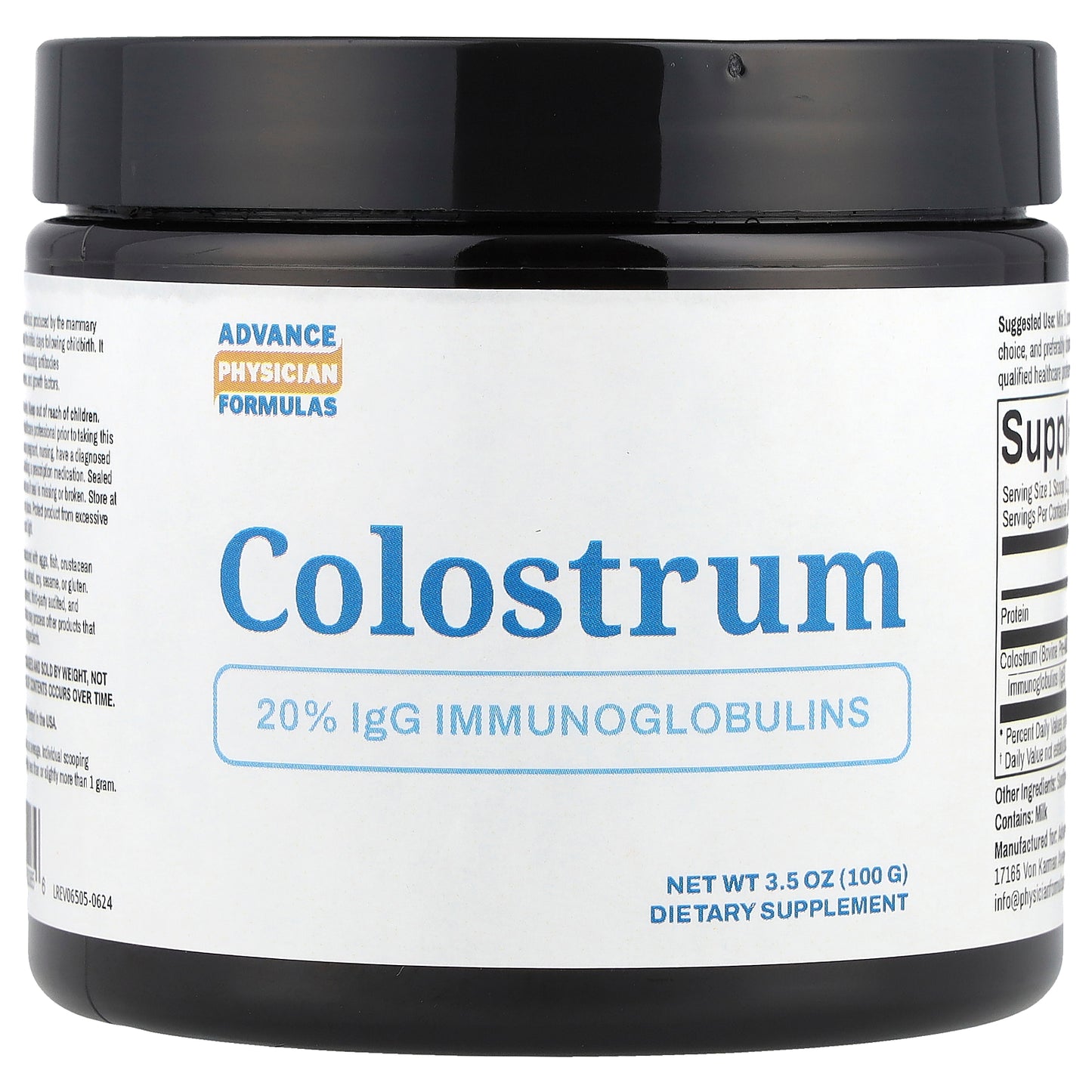 Advance Physician Formulas, Colostrum, 3.5 oz (100 g)