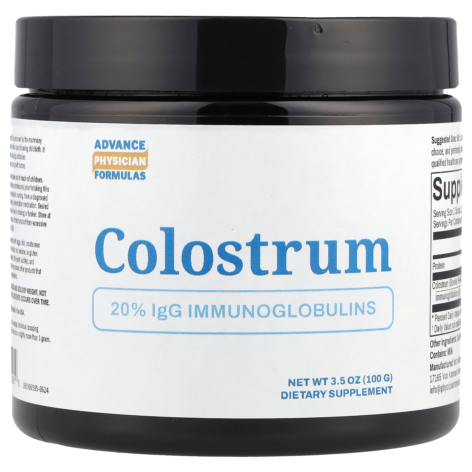 Advance Physician Formulas, Colostrum, 3.5 oz (100 g)