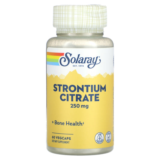 Solaray, Strontium Citrate, 250 mg, 60 Vegcaps