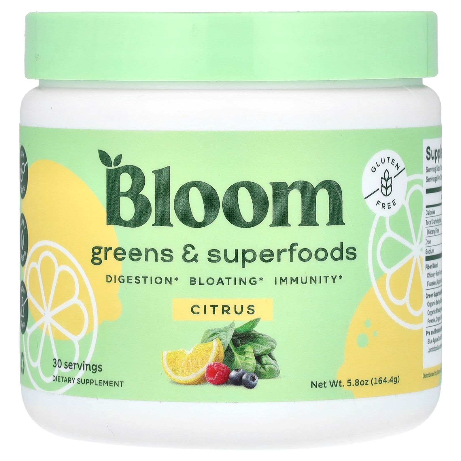 Bloom, Greens & Superfoods, Citrus, 5.8 oz (164.4 g)