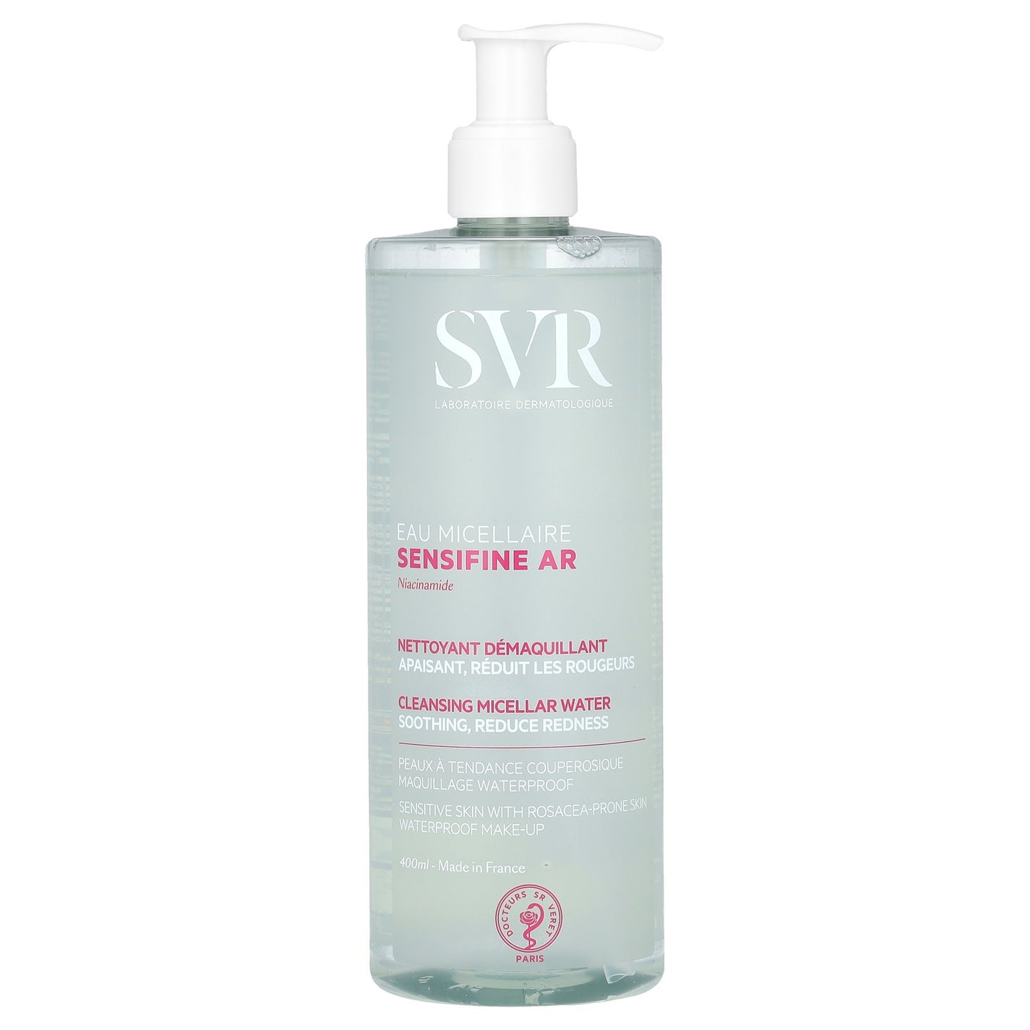 SVR, Sensifine AR, Cleansing Micellar Water, Fragrance-Free, 13.5 fl oz (400 ml)