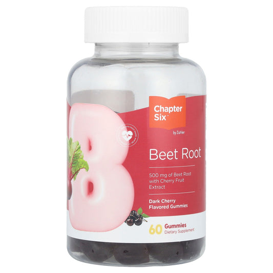 Chapter Six, Beet Root Gummies, Dark Cherry, 60 Gummies