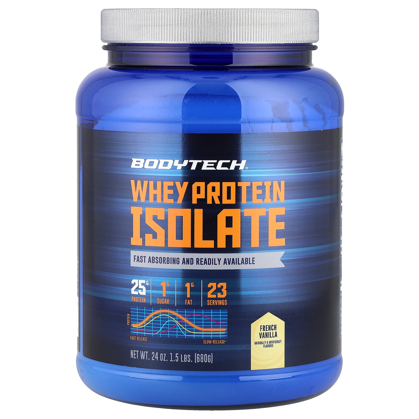 BodyTech, Whey Protein Isolate, French Vanilla, 1.5 lbs (680 g)