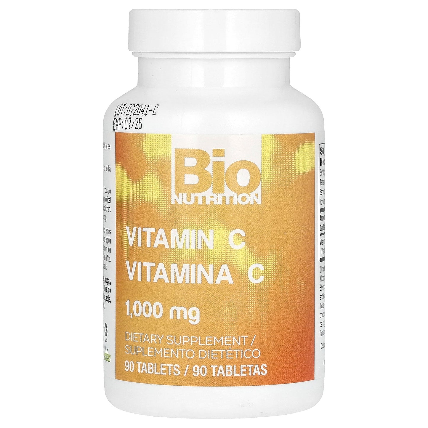 Bio Nutrition, Vitamin C, 90 Tablets (1,000 mg per Tablet)