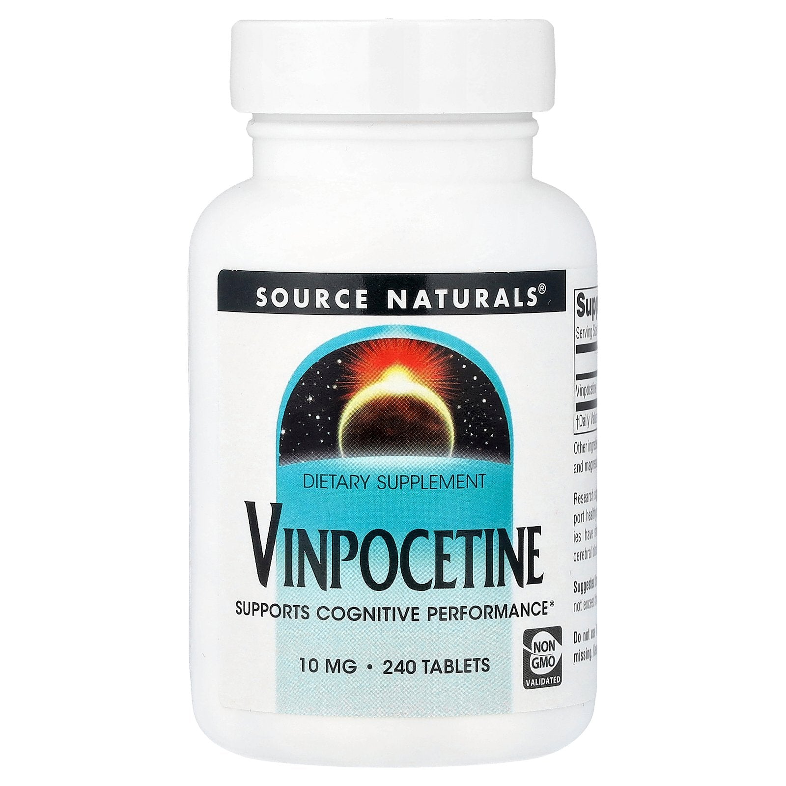 Source Naturals, Vinpocetine, 10 mg, 240 Tablets