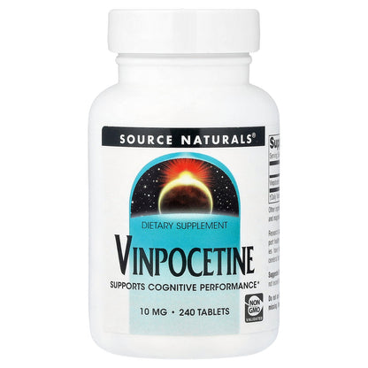 Source Naturals, Vinpocetine, 10 mg, 240 Tablets