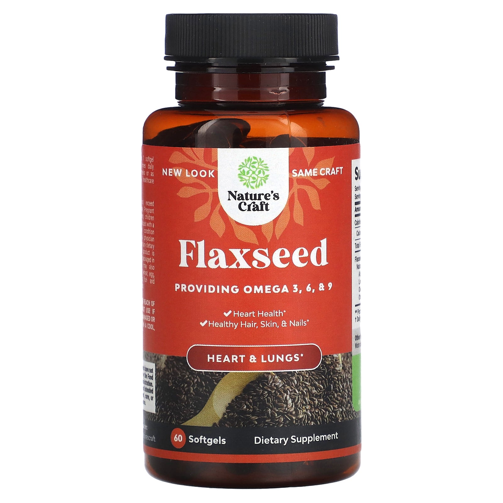 Nature's Craft, Flaxseed, 1,000 mg, 60 Softgels
