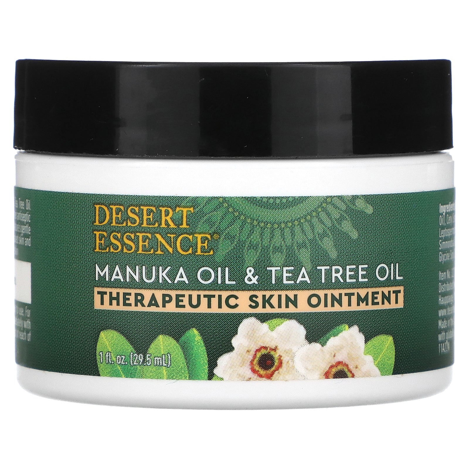 Desert Essence, Therapeutic Skin Ointment, Manuka Oil & Tea Tree Oil, 1 fl oz (29.5 ml)