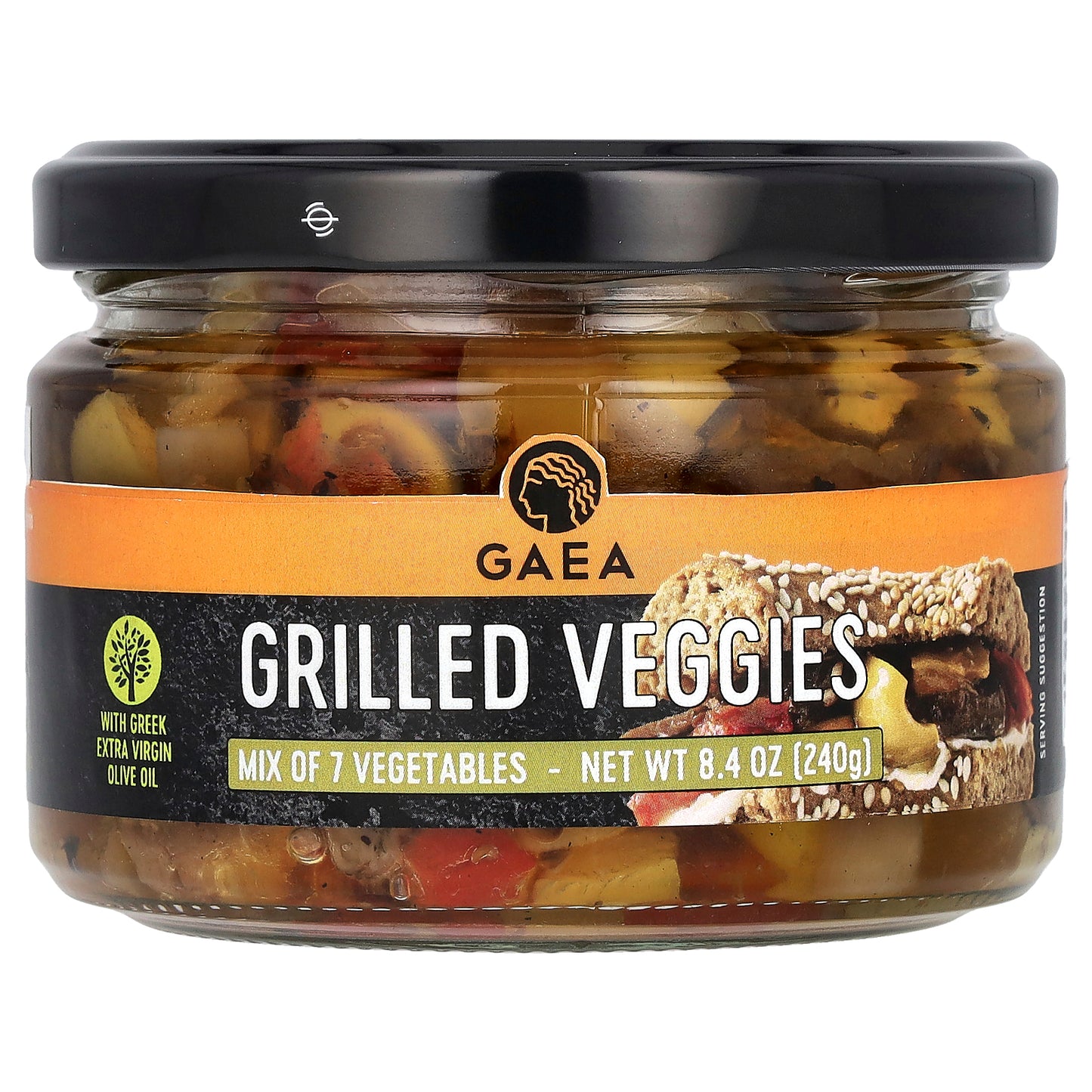 Gaea, Grilled Veggies, 8.4 oz (240 g)