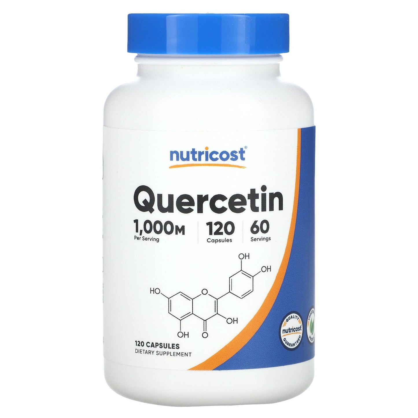 Nutricost, Quercetin, 1,000 mg , 120 Capsules (500 mg per Capsule)