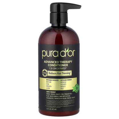 Pura D'or, Advanced Therapy Conditioner, 16 fl oz (473 ml)