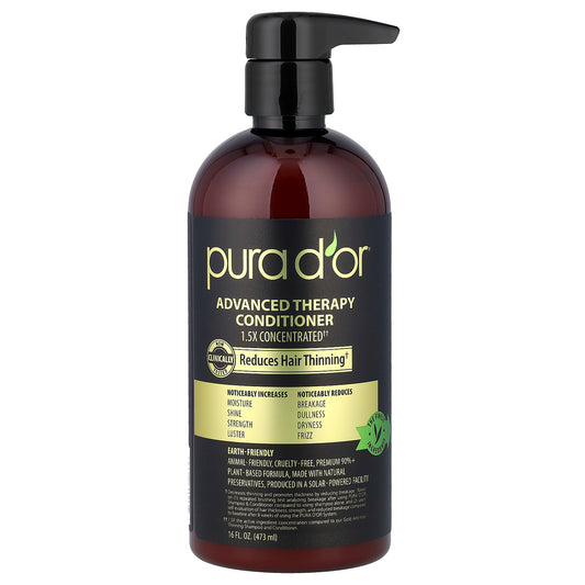 Pura D'or, Advanced Therapy Conditioner, 16 fl oz (473 ml)